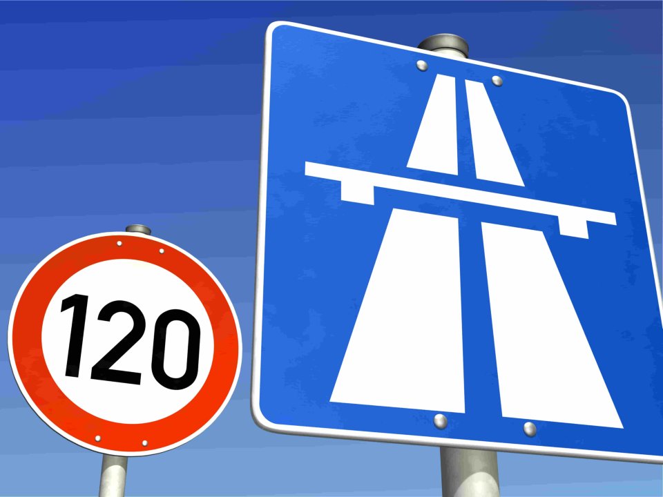 Autosnelweg borden